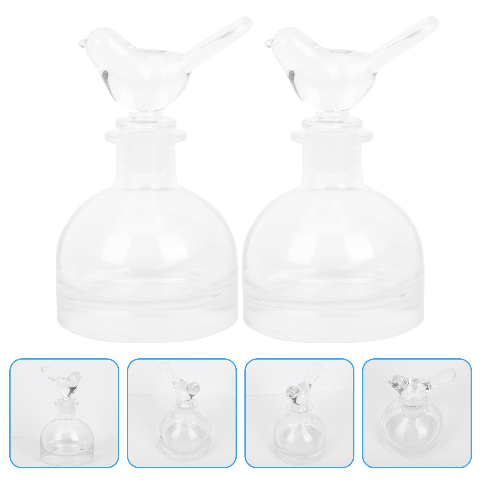 2 szt. Szklane butelki na perf – Fragrance Perfume Car recenzja i cena